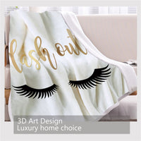 lash out fleece blanket