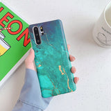 Gradual marbling mobile case