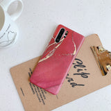 Gradual marbling mobile case