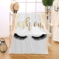 lash out fleece blanket