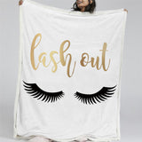 lash out fleece blanket