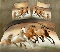 Horses Quilt cover