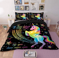 unicorn quilt cover set